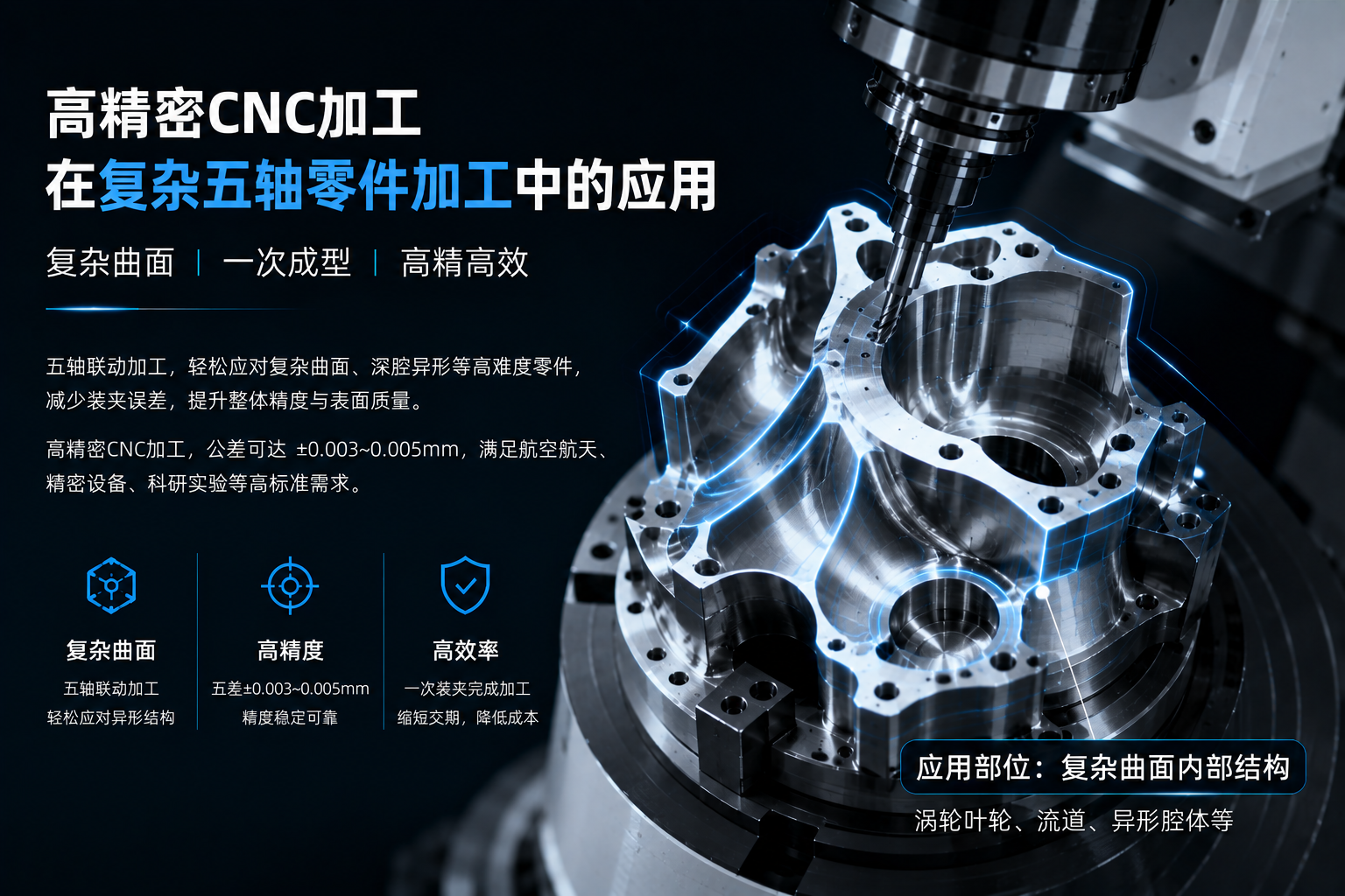 工业 / 协作机器人复杂五轴零件采购指南｜破解多次装夹累积误差难题