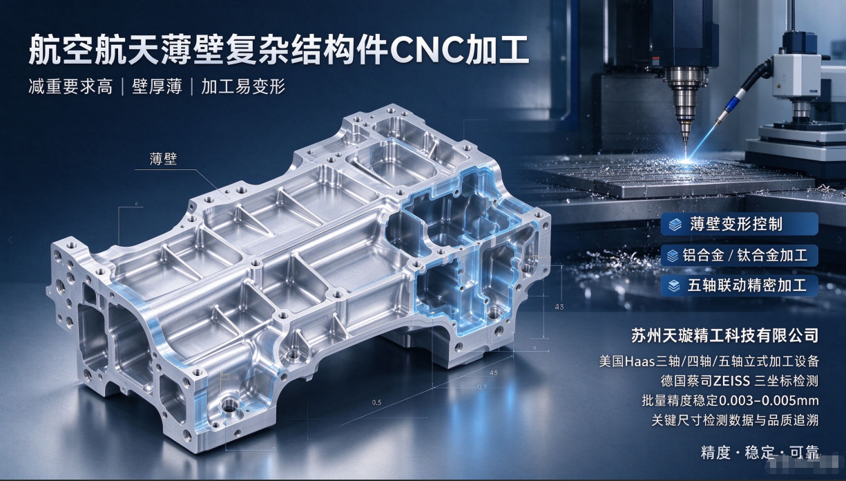 航空航天薄壁复杂结构件 CNC 加工采购指南